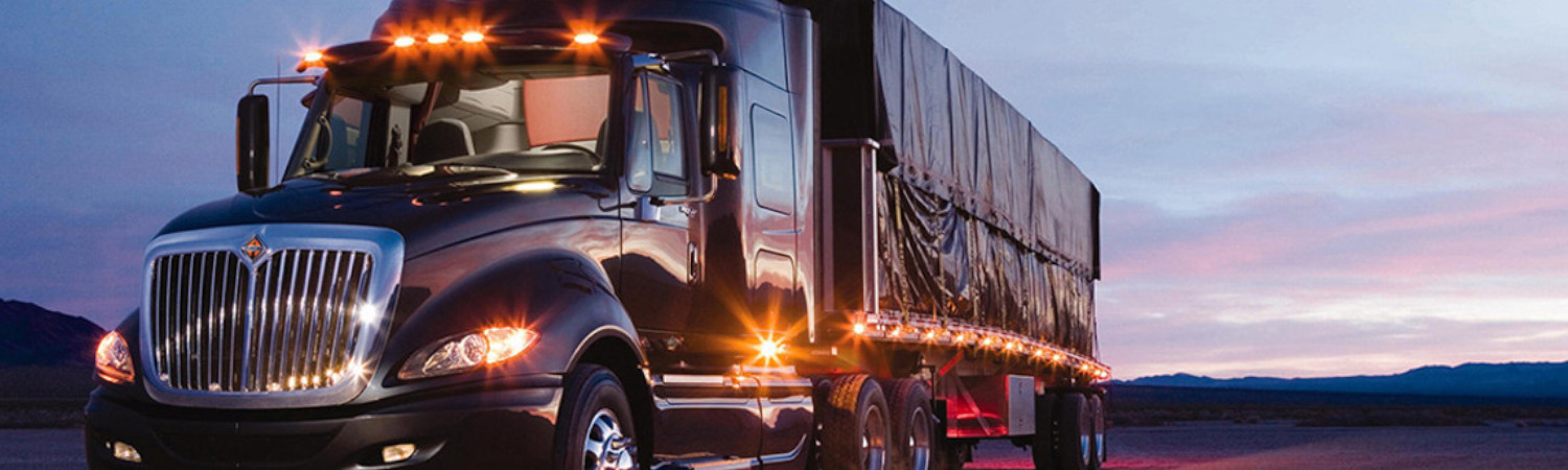 2017-International®-Prostar®-Driving-on-the-road-for-the-night for sale in Carolina International Trucks, Columbia, South Carolina